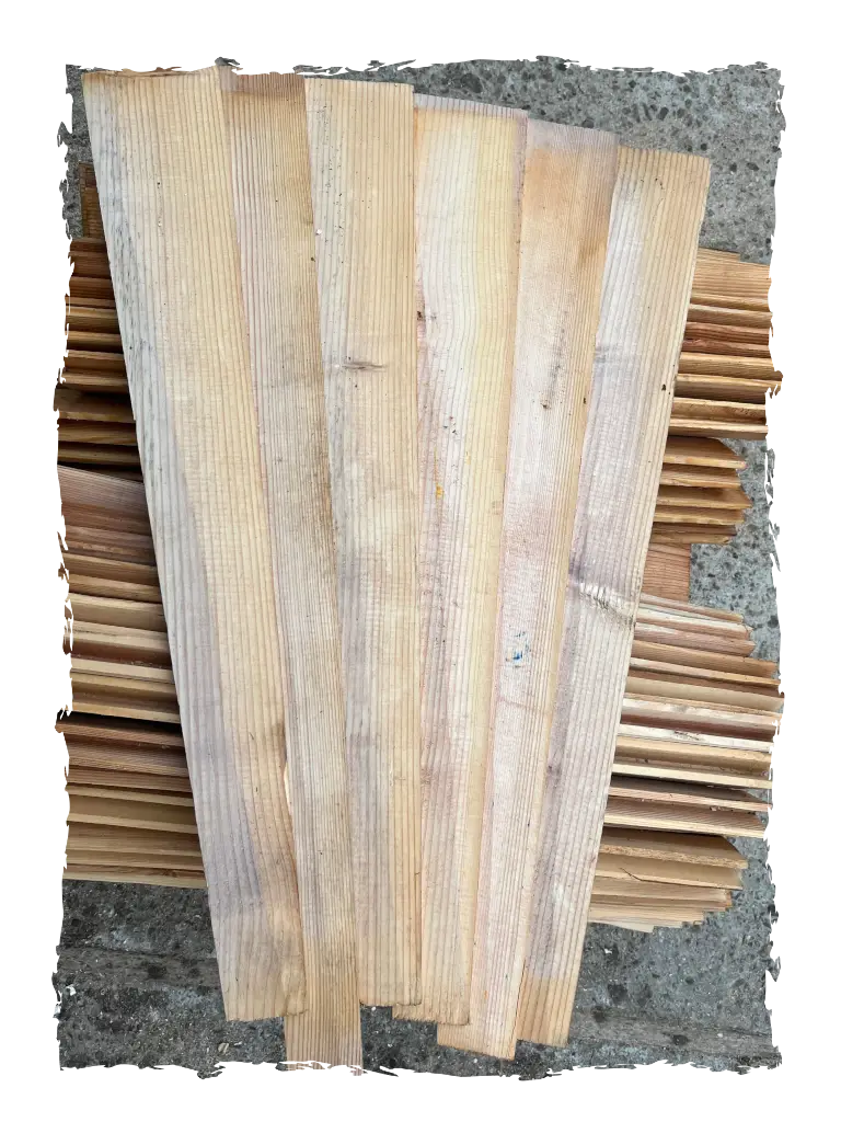 Gonty drewniane Woodmaster - różne gatunki drewna: jodła, modrzew, świerk i osika, do pokryć dachowych i elewacyjnych, naturalne drewno wysokiej jakości